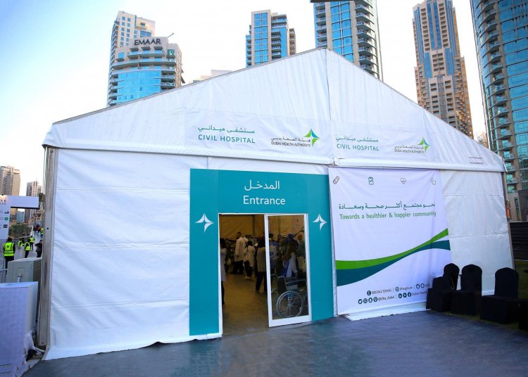 NYE Dubai: 3 Field Hospitals Set Up Around Burj Khalifa