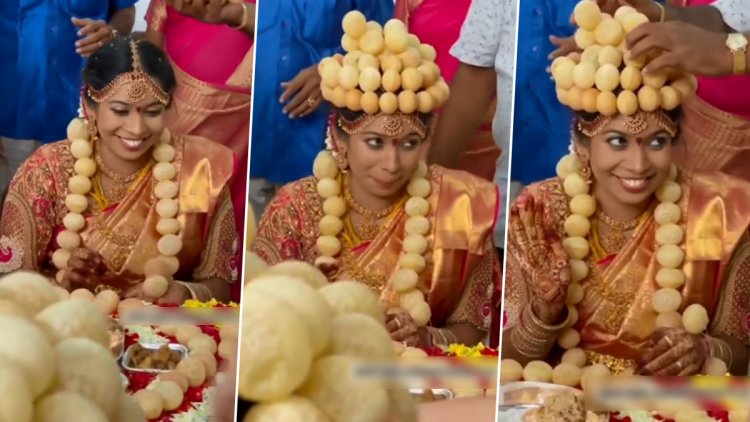 INDIAN BRIDE WEARS JEWELLERY MADE WITH PANI-PURIS AT WEDDING