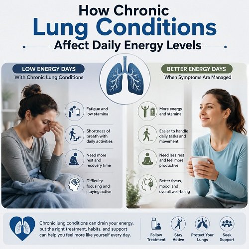 How Chronic Lung Conditions Affect Daily Energy Levels